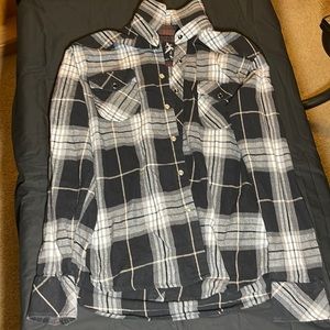 Black and white flannel